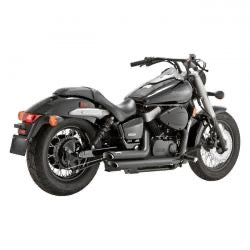vance & hines shortshots staggered 2-2 exhaust/ blk - 10-15 Honda Shadow