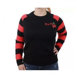 rusty pistons cutter female sweatshirt - blk/red