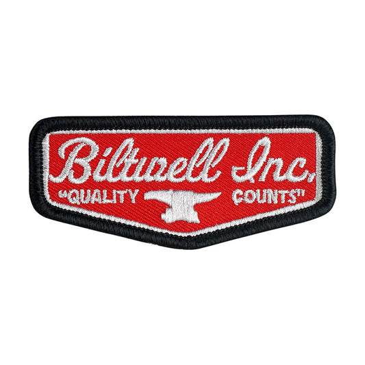 biltwell shield felvarró - piros/szürke/fekete