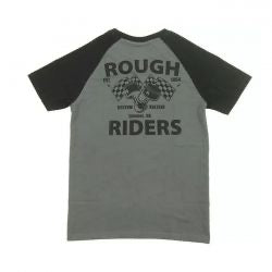 rusty pistons burney t-shirt - grey/blk