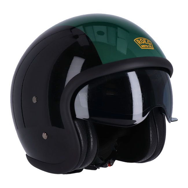 roeg sundown jett helmet - green/blk