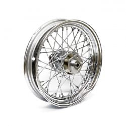 3.0 x 16 front/rear dual flanged wheel set 40 chr spokes - 73-84 FL/ 73-81 FX