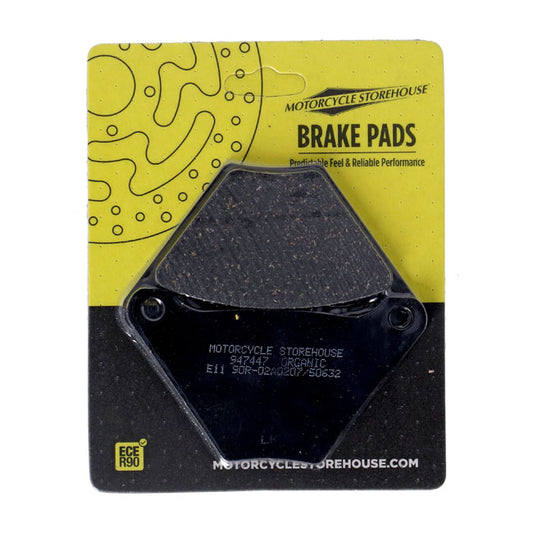 mcs front/rear brake pads organic - 73 XL/FX/ 72-84 FL