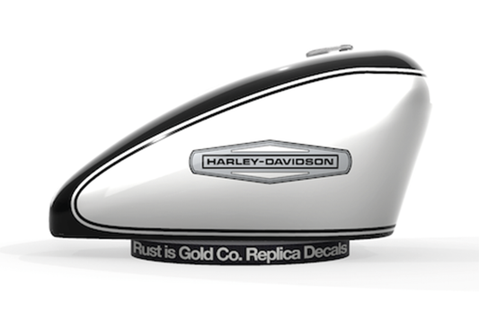 harley-davidson gas tank decal - 1966-1968
