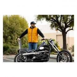 biltwell 4 speed canvas vest - gold