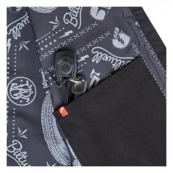 biltwell 4 speed canvas vest - blk