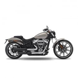 kesstech fusion long slip-on blk straight cut short - 114" M8 Softail