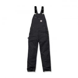 carhartt relaxed fit duck bib overall - blk