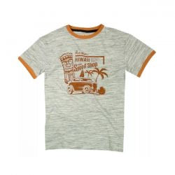 rusty pistons tiki t-shirt - grey