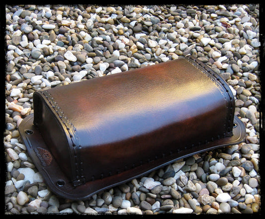 dhcustom vintage type dark brown pillion pad