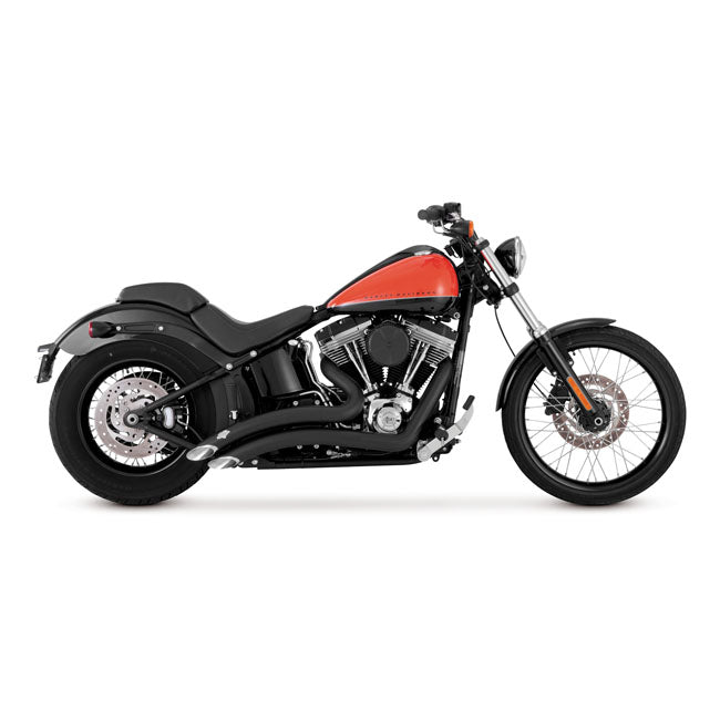 vance & hines big radius fekete 2-2 kipufogórendszer Softail - 1986-2017