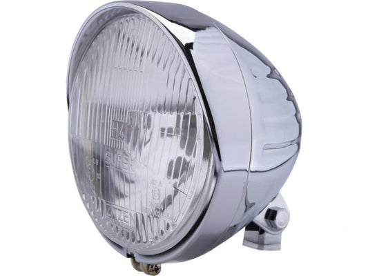 indian 5 3/4" deluxe headlight chrome H4