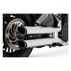 vance & hines twin slash 3" chr - 15-22 Indian Scout