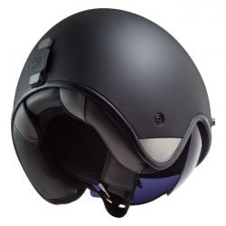 ls2 bob II solid helmet matt black