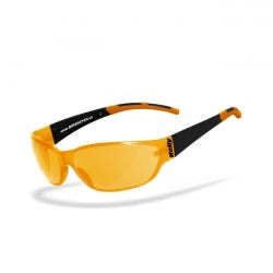 helly biker shades airshade glasses - orange