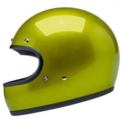biltwell gringo helmet metallic lime