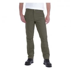 carhartt stretch duck double front work pants - tarmac
