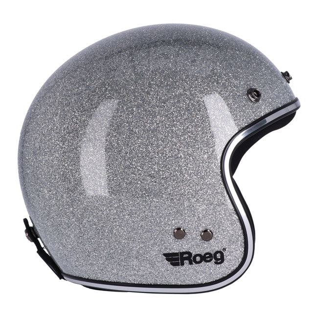 roeg jett helmet - disco leftl silver