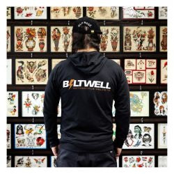 biltwell bolts zip pullover hoodie