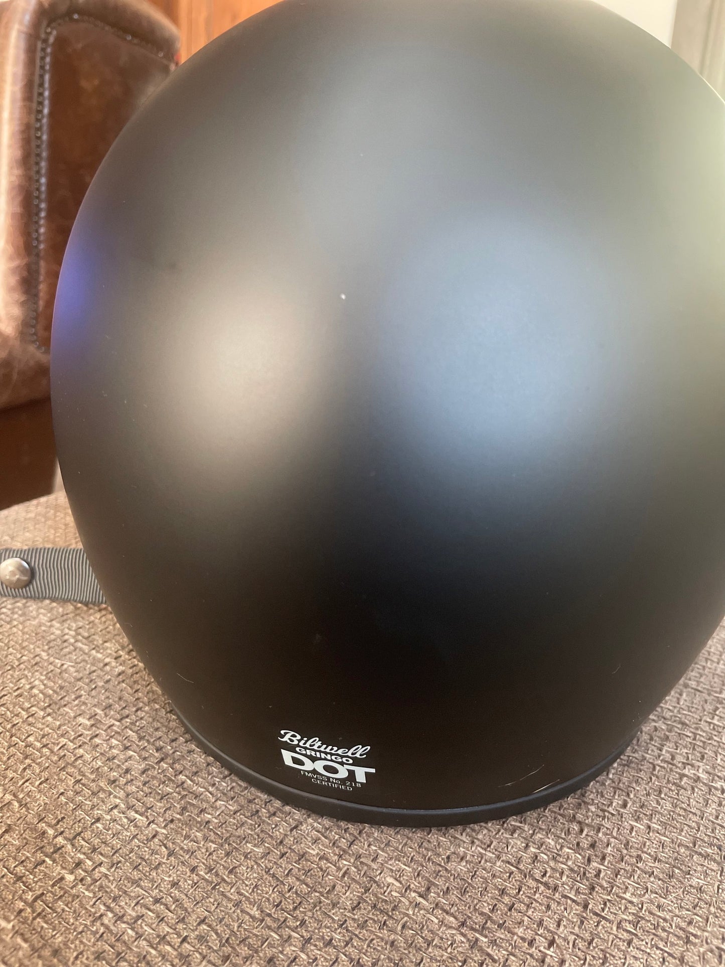biltwell gringo helmet flat blk dot (teat product) - 2XL