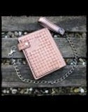 dhcustom natural skull wallet