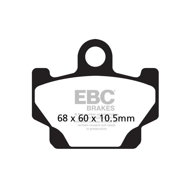 ebc szinter fékbetét - Yamaha 1983-1984 XZ 550