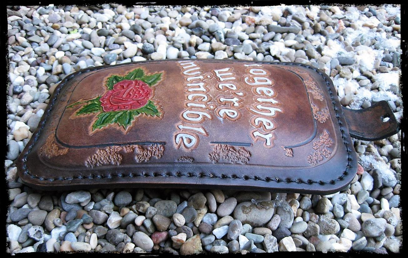 dhcustom together leather pillion pad