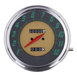FL speedometer 2:1 green face - 48-61 FL (mph)