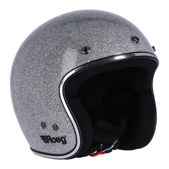 roeg jett helmet - disco leftl silver