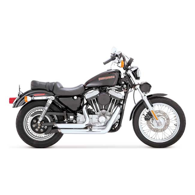 vance & hines shortshots staggered 2 1/2" króm kipufogórendszer - 1999-2003 XL