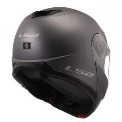 ls2 strobe II helmet matt titanium