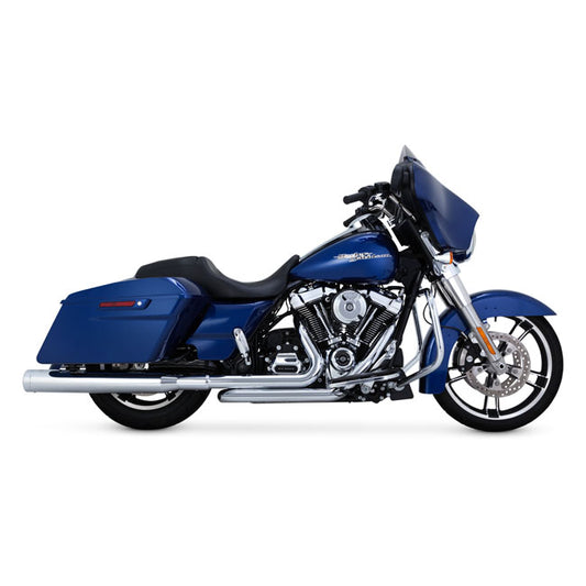 thorcat - V&H Monster Round Slip-On Mufflers Chr - 17-20 Touring
