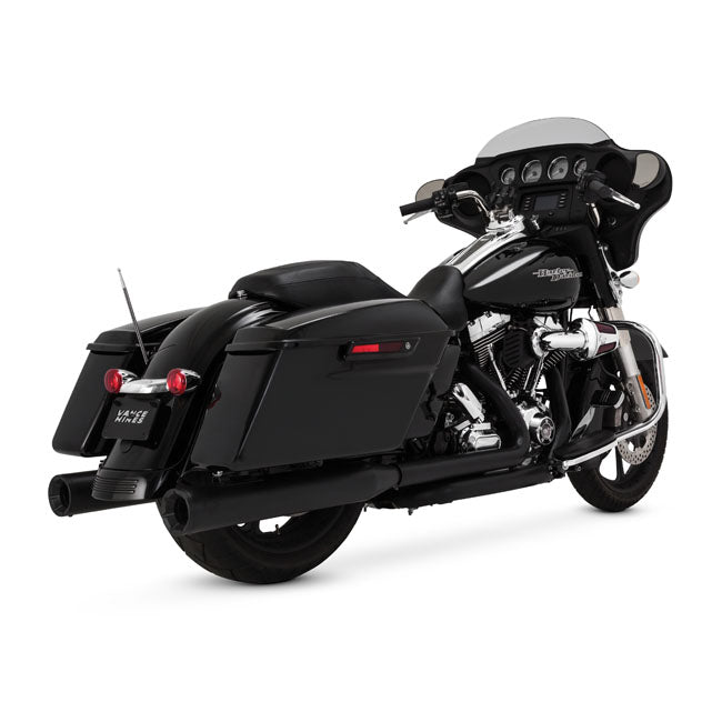 thorcat - V&H 4" Eliminator 400 Slip-on Mufflers BLK - 95-06 Touring
