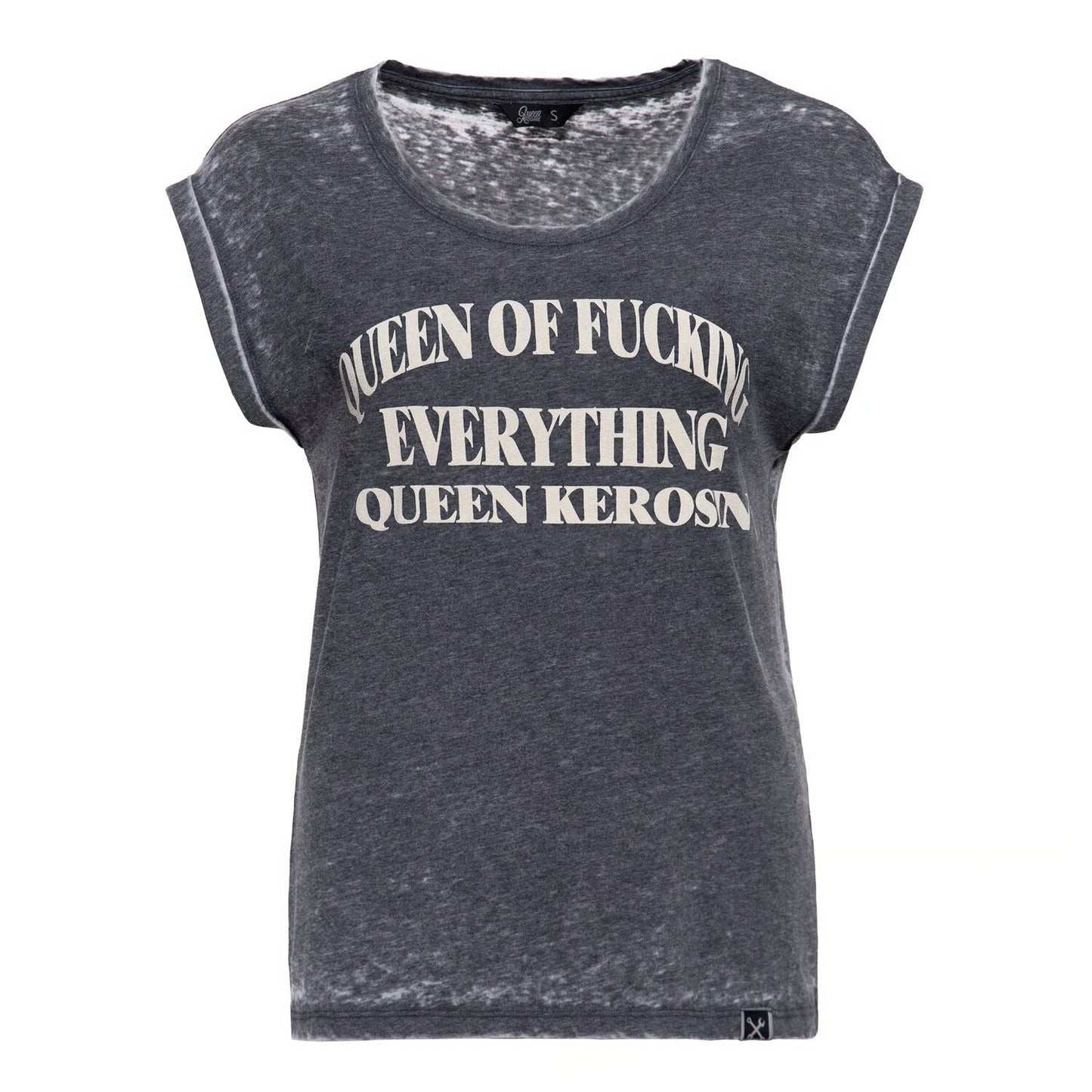 queen kerosin queen of everything women t-shirt - anthracite