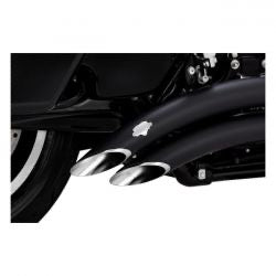 vance & hines big radius pcx exhaust blk - 17-24 FLT/ 23-24 FLH