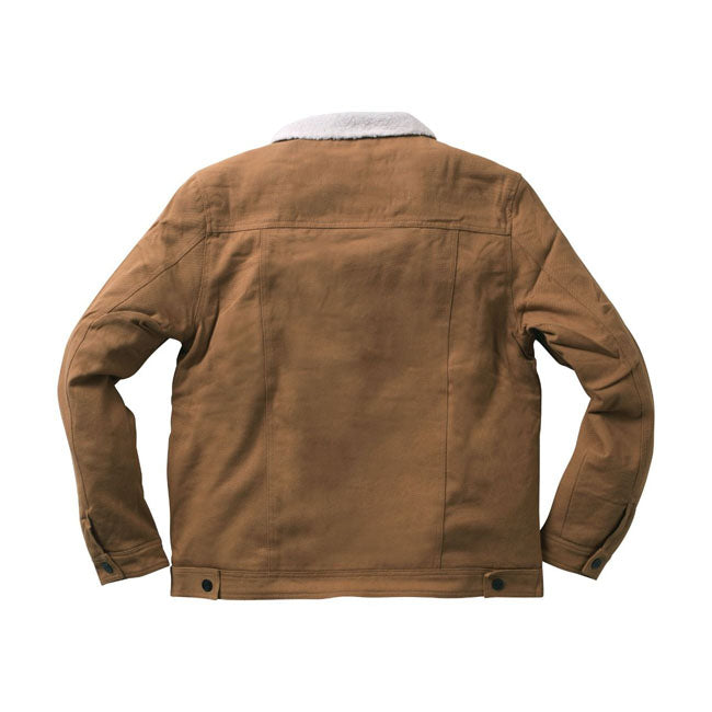 west coast choppers sherpa lined canvas work jacket - duck