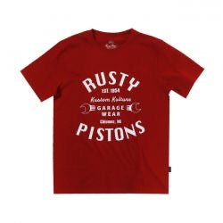 rusty pistons vista t-shirt - bordeaux