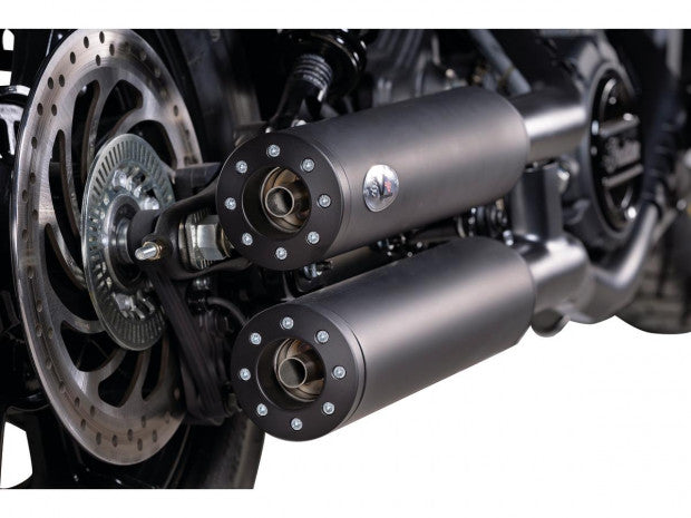 v-performance double slip-on muffler set - Indian Cruiser