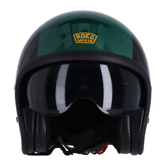 roeg sundown jett helmet - green/blk