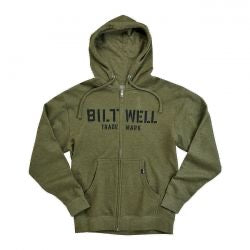 biltwell stencil zip pullover hoodie