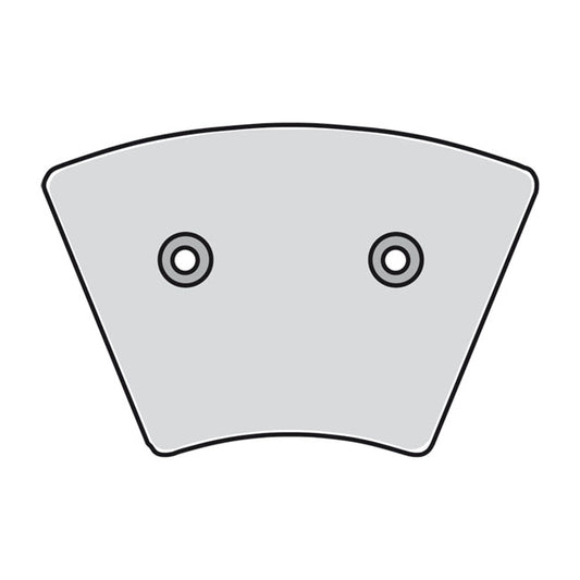 mcs front brake pads organic - 74-77 FX/ XL