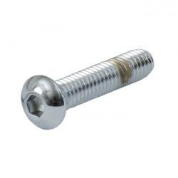 7/16-14 x 1-1/4 buttonhead allen bolts - chr (5pcs)