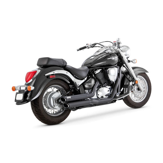 vance & hines staggered 2-2 fekete kipufogórendszer - 2005-2009 VL800