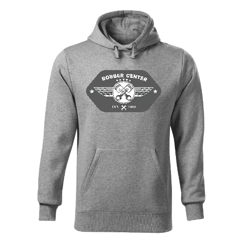 bobber center hoodie - gray