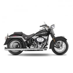 kesstech 2-2 FLSTS crossover slip-on ESM2 chr - 07-11 Softail