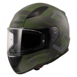 ls2 rapid II thunderbirds helmet military green