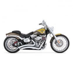 vance & hines big radius pcx exhaust chr - 13-17 Softail FXSB