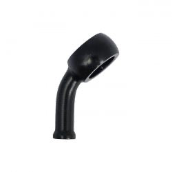 trw varioflex banjo fitting blk - 7/16"-11mm, 45 degree down