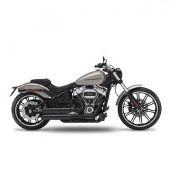 kesstech fusion long 2-2 exhaust blk straight cut short - 114" M8 Softail
