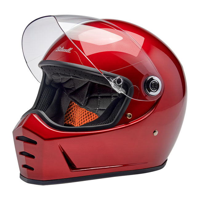 biltwell lane splitter helmet - Cherry Red